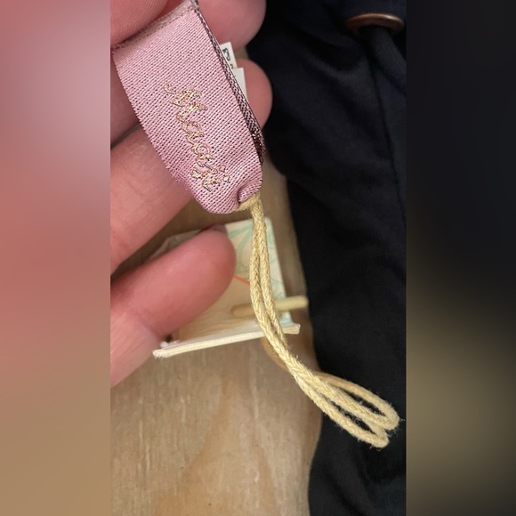 NWT Maaji Heavenly Corset Black Leaves Reversible 1pc Swimsuit Tie Up Back; M - Picture 4 of 6